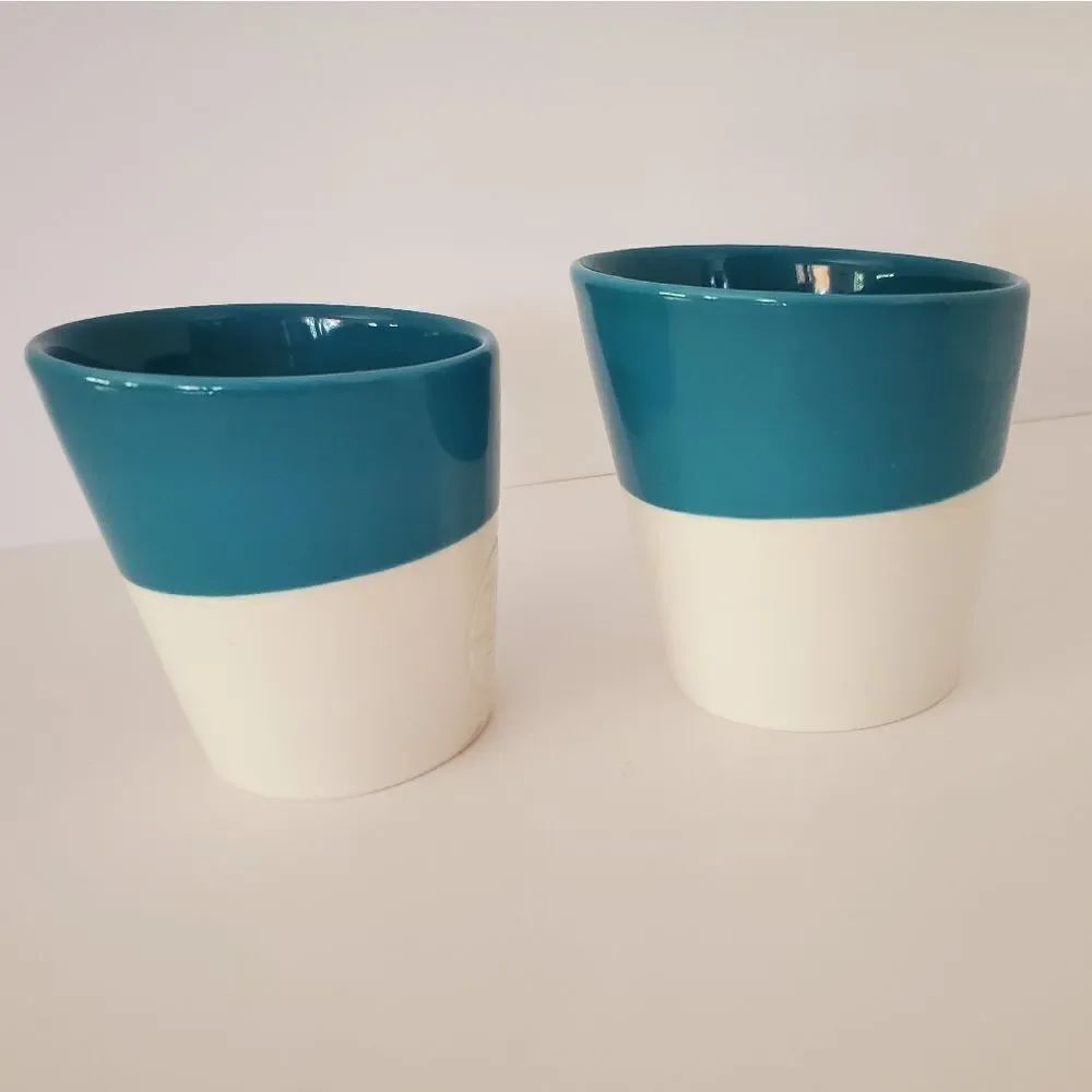 Starbucks Tazo Tea Cups Set of 2 - Picture 4 of 5